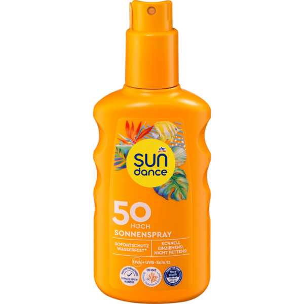 Sonnenspray LSF 50, 200 ml بخاخ واقي من الشمس بعامل حماية +50 – 200 مل، حماية عالية وفورية من أشعة الشمس