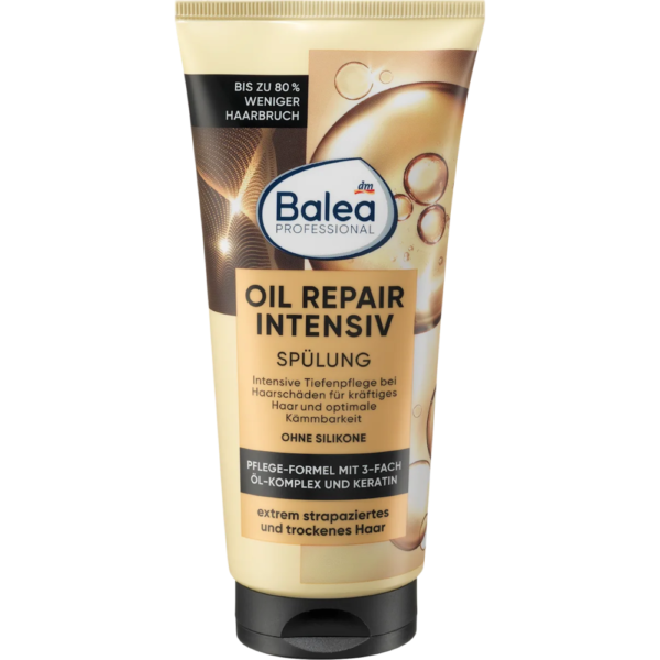Conditioner Oil Repair Intensiv, 200 ml بلسم Balea Professional لإصلاح الشعر المكثف بزيوت مغذية - 200 مل