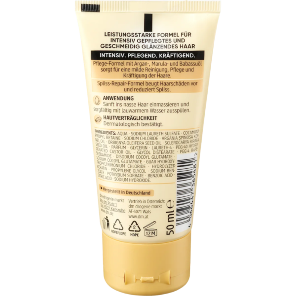 ⁦Shampoo Oil Repair Intensiv شامبو إصلاح الشعر المكثف بزيوت مغذية - حجم السفر 50 مل⁩ - الصورة ⁦2⁩