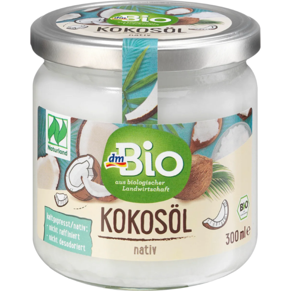 Kokosöl, nativ زيت جوز الهند البكر، 300 مل
