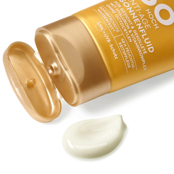 ⁦SUNDANCE Sonnenfluid Anti-Age صن دانس فلويـد واقي شمس مضاد للتجاعيد بمعامل حماية 50 - 50 مل | حماية فعالة وتأخير علامات التقدم بالسن⁩ - الصورة ⁦2⁩