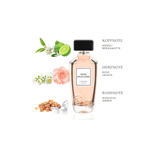 ⁦CÂLINE Mon Paradis Eau de Parfum كالين – فردوسي، عطر مركز (60 مل)⁩ - الصورة ⁦4⁩