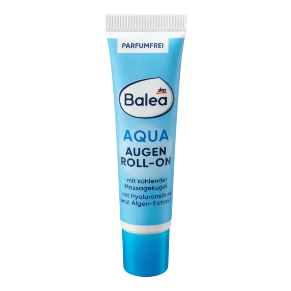 ⁦Balea Augencreme Aqua Augen Roll-On باليه أكوا رول أون مرطب ومنعش لمنطقة تحت العين - 15 مل⁩ - الصورة ⁦4⁩